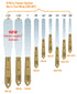 Albion Engineering Company 258-3TPS Classic Tapered Spatula, Stainless Steel, Hardwood Handle, 3/8" Wide x 3" Long Blade