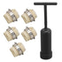 HEEPDD G9 Bulb 5Pcs Pack G9 Bulb Light Base Socket, Resistance Ceramic Lamp Holder, Mini Spring Mechanism for Wall