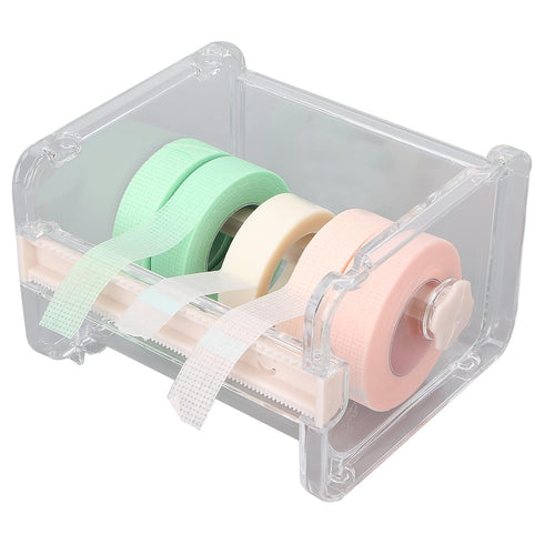 Tape Dispenser Cutter, Transparent Multi Masking Tape Dispenser for Home Office School