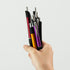Retractable Ballpoint Pens Black Ink 1mm Medium Point, Smooth Writing for Office Business (6 Count + 3 Refills)