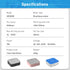 3000rpm Magnetic Stirrer Mixer with Stir Bar, Brushless DC Motor, Max 3000ml Magnetic Stir Plate Mixer, Black-White
