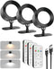 LED Wall Mounted Lights 360 Rotation Dimmable, 3000mAh Rechargeable Cordless Wall Sconces