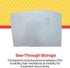 School Smart Top Loading Polypropylene String Envelopes, Letter Size, Pack of 12, Clear