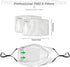 VeJerKK Face mask Reusable with Filter,Washable Adjustable Breathable Fabric Mask with Filter Pocket