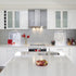 TANONE White Wallpaper, 17.7" X 118", Peel and Stick Countertop Glossy Self Adhesive Vinyl Film for Kitchen