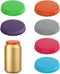 Creztail Soda Can Lids 6 Pack Reusable Silicone Can Covers, Pop Can Lids