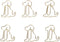 Dog Paper Clips - 100pcs Puppy Design Bookmarks, Cute Paper Clips with Storage Box for Office School Organizing Supplies