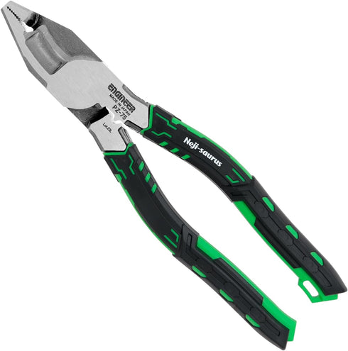ENGINEER 8.5" Shearing Linesman Pliers Cable/Wire Cutter Blades for Electrician Work, Screw
