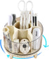 Rotating Pencil Holder, Multi-Compartment Desk Organizer, Stylish Storage Solution for Home Offices, Classroom, Art