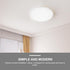(13.36X13.36X2.16in) Toddmomy Flush Mount Ceiling Light Covers Plastic Round Lamp Shade Wall Sconce Chandelier Lamps