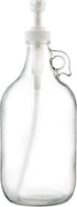 kitchentoolz Half Gallon Glass Laundry Detergent Dispenser with Pump, 64 oz Large
