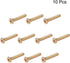 uxcell M6x35mm Furniture Screw, Hex Socket Machine Screws, Zinc Plated Fasteners, 10Pcs
