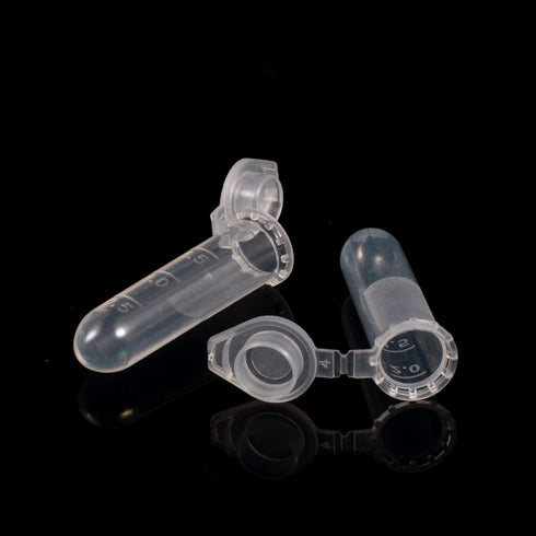 Eowpower 400pcs 2ml Plastic Test Tube Centrifuge Tubes for Sample Storage Container