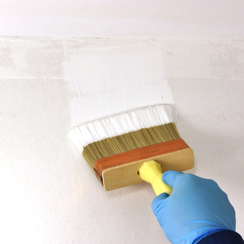 Heavy Duty Professional Stain Brush 3 Pack (4,5,6 inch) - Double Thick 1.18 inch Paint Brushes for Walls, Fence