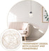 65-70mm UKCOCO Round Sphere Glass Globes for Light Fixtures Replacement Clear Bubble Glass Globe Lampshade Covers