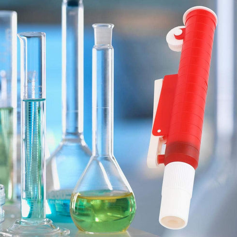 Pipette Pumps 25ml Red Scientific Pipette Pump for Disposable Plastic and Glass Pipettes