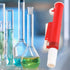 Pipette Pump for 25 ml Pipettes, Red Filler for Disposable Plastic and Glass Laboratory Use