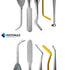 Set Dental Composite Resin Filling - Spatula & Plugger, Ball Burnisher, Condensa Silicone, Heidemann Spatulas, Amalgam