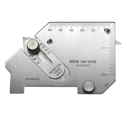 RIVERWELD Bridge Cam Gage Test, Ulnar Welding Inspection Gauge for Checking Weld Throat Size