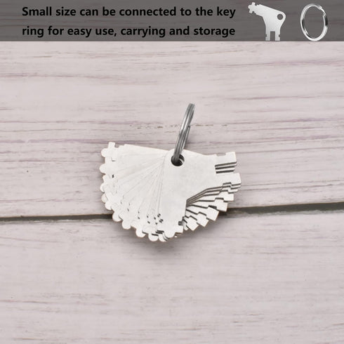 Sankoly 12 Pcs Paper Towel Dispenser Key Universal Paper Towel Dispenser Replacement Key Compatible with Georgia