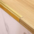 Multifunctional Wall Molding Trim & Corner Guards, Shiny Gold, 16.4ft x 0.8in for Protection and Decoration