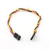 ZYAMY 10PCS 3P Line 3P Pins 2.54mm Pitch Female to Female Cable Connector Multicolor Jumper Wire 20CM