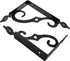 Luomorgo 2 7.4 Inch, Pcs L Bracket Decorative Shelf Brackets, Wall Mounted L Shape Floating Shelf Bracket Heavy Duty