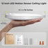 3000K/4000K/6500K 12Inch 24W Closet hepside Motion Sensor Ceiling Light Wired, LED Flush Mount Ceiling Light Fixture