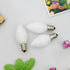 SUNSGNE C7 LED White Replacement Christmas Light Bulbs, Pack of 25, 0.6W E12 Candelabra Base - Great for Decorative