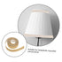 POPETPOP Self-Adhesive Lampshade Edge Strip Tape Meters Beige Fabric Cloth for Lamp Shade Repair Wrapping Crafts