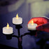24 Pack Flameless Tealight Candles: Battery-Powered Tea Light Candles, Bright Flickering Electric Tealights for