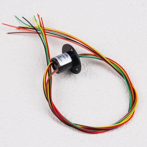 12.5mm 300Rpm Capsule Electrical Slip Ring, 6 Wires CIRCUITSx2A for Monitor Robotic Test Equipment (1Pcs)