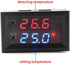 DZS Elec Temperature Controller -50 to 110 Celsius, DC 12V Programmable Thermostat Control Switch Module
