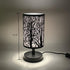 Table Lamps Bedside Nighting Light Decorative Nightstand Lamp for Bedroom, Living Room, Black Metal Shade Forest
