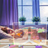 LED Note Board with Colors, 2024 New Glowing Acrylic Dry Erase Board with Stand for Memo Letter Note