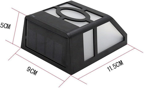 2 IP44 PCS Solar Wall Lights Outdoor, UP And Down Illuminate Dusk to Dawn Solar Porch Lights Outdoor Waterproof Solar