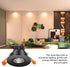 2inch Dimmable 3W 2700K, CRI80, 25W Bulbs (4Pack) LightingWill LED Downlight, COB Recessed Ceiling Light, Ultra Warm