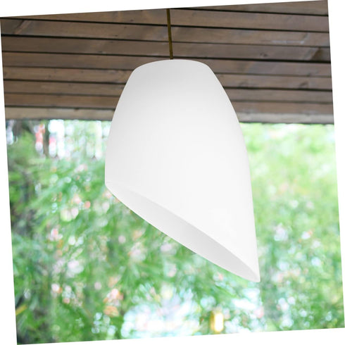 5Pcs Set Horseshoe Lampshade Angled Light Shade for Table and Floor Lamps Durable Plastic Cover for Living Room Bedroom