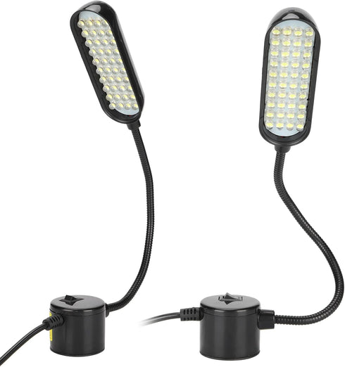 Adjustable Gooseneck LED Table Lamp - Flexible Magnetic Work Light for Tools