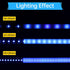 10Pack 3.3FT/1M V1SW 1M Muzata V Shape LED Channel Silver Aluminum LED Strip Diffuser Channel with Milky White Cover