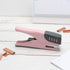 Hand Held Plier Pink Stapler Handheld Desktop Stapler Effortless Heavy Duty Stapler 25 Sheets Capacity No Jam Reduced Effort for Desk Home Office Supplies (pink) by XiowDow