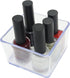 Carrotez Makeup Organizer, Clear Drawer Organizer, Plastic Vanity Organizer for Makeup, Bathroom, Desk, Office