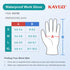KAYGO Waterproof Work Gloves for Men and Women, Rubber Coated Non-slip Gloves for Garden, Outdoor