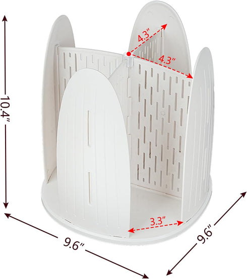 Countertops, 4 MYITYARD Rotatable Cup and Lid Organizer for Coffee Cup Dispenser, Paper Cup Holder with Compartments