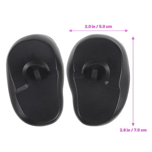 3 MAGICLULU Pairs Hairdressing Ear Covers Silicone Ear Protectors for Hair Dyeing Salon Use Waterproof Anti-Dyed