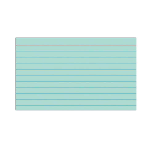 C-Line 3 5 100/PK (48810) x Index Cards, Assorted Colors, Ruled