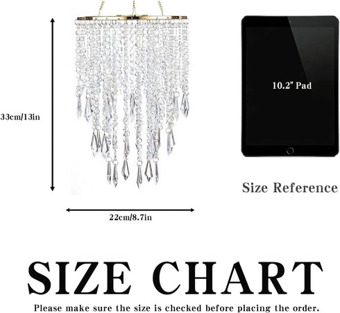Shade,H12.9 W8.66 Modern Mini Chandelier X Chandeliers Light Fixture Sparkling Decorations for Wedding Centerpiece
