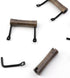 4 3.23" 3.78" Crapyt Hardware Handle Pull for Trays, Wooden Serving Tray Handles with Screws, Chopping Boards