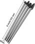 Wolfride 4pcs Long Shank Tungsten Carbide Burr Set, 6mm Shank Die Grinder Burr Set for Metal, 6-Inch Length
