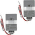 HQRP 2-Pack Photocell Thermal Type Light Sensor Stem Mount Dusk to Dawn Hardwired